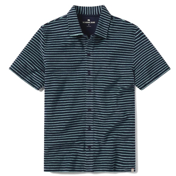 The Normal Brand Towel Terry Button Down - Picture 4 of 7